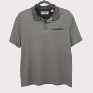 💙3 for $15 English Laundry Mens Grey Short Sleeve Polo Shirt
